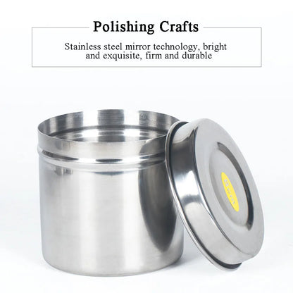 Stainless Steel Kidney-Shaped Sterilized Tray – Medical, Dental & Surgical Tweezers Container Jar