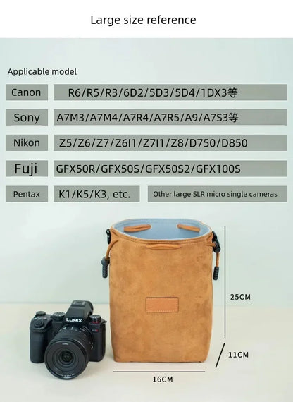 Instax Mini 12 EVO Camera Bag – Waterproof Single Shoulder Travel Bag for Canon, Nikon, Sony, Pentax & iPhone 15 AirPods Pro
