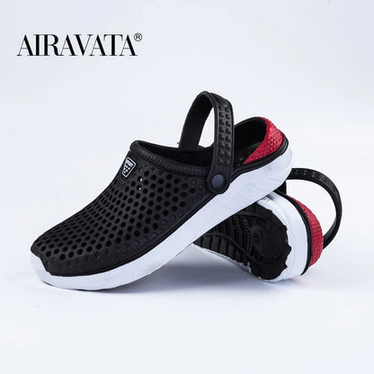 Unisex Fashion Beach Sandals – Waterproof Anti-Slip Flip Flops with Thick Sole for Men & Women