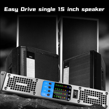 ARTRY AT2800/AT4800 Professional Digital Power Amplifier – 2/4 Channel High-Power Amp for Stage, Conference & Home Audio