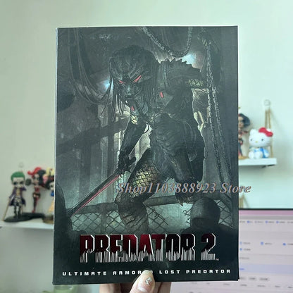 NECA Predator Figure — Ultimate Shaman Elder Armored Jungle Hunter with Snake Vision, Alien Model Toy Gift