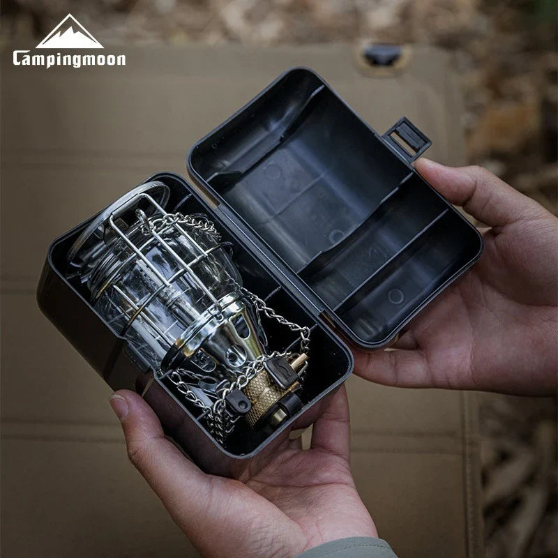 CAMPINGMOON T-4 Portable Outdoor Camping Lantern – Medium Gas Light for Campsite, Tent, and Outdoor Lighting