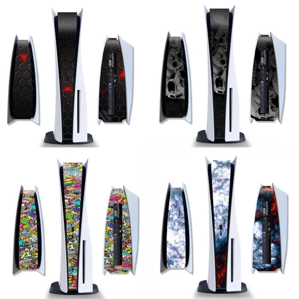 Middle Skin Sticker for PlayStation 5 – Universal Decoration Strip for PS5 Disc & Digital Version Console Skin