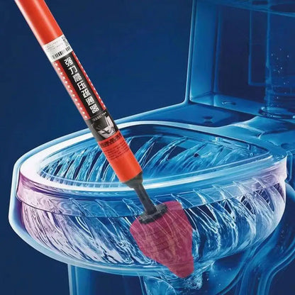 High Pressure Toilet Pipe Plunger – Silicone One-Shot Sewer Dredging Tool for Quick Unblocking