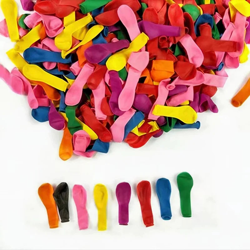 50/100PCS Rainbow Matte Balloons 5 Inch – Round Colorful Party Balloons for Wedding, Birthday & Holiday DIY Decoration Supplies