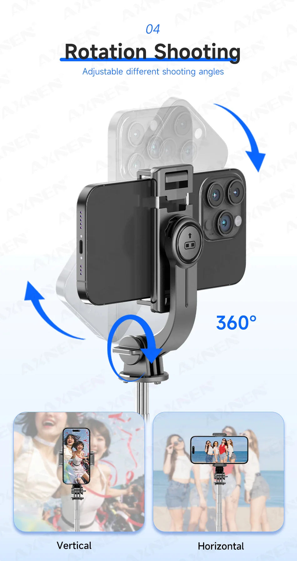 Bluetooth Selfie Stick Tripod with Wireless Remote and Phone Holder – Adjustable Desktop Stand for iPhone & Android, Optional Fill Light