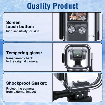 Waterproof Case for DJI Osmo Pocket 3 – 45M Underwater Diving Housing & Protective Camera Shell