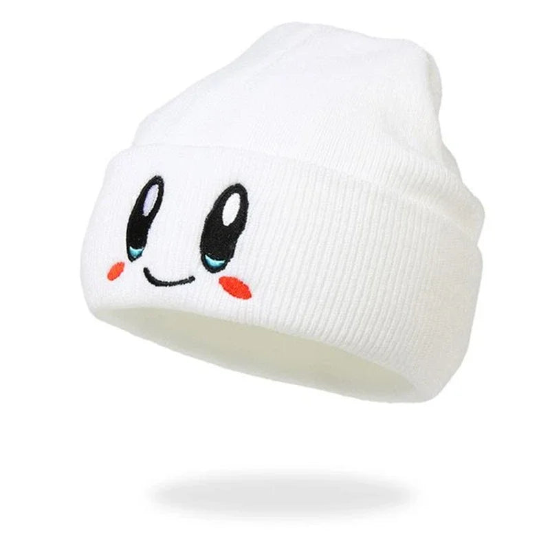 Cute Eye Embroidery Beanie – Trendy Candy Color Knit Hat for Women & Men, Casual Winter Couple Beanies
