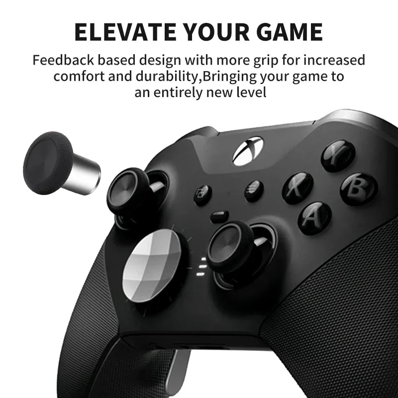 Xbox One Elite Series 2 Controller Accessories Kit – Metal D-Pad, Trigger Paddles & Thumb Stick Grips