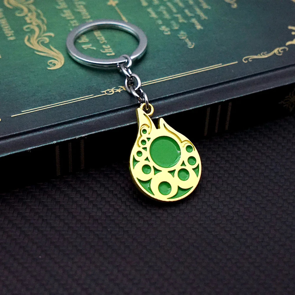 Zelda Tears of the Kingdom Keychain – Breath of the Wild Pendant Key Ring for Men