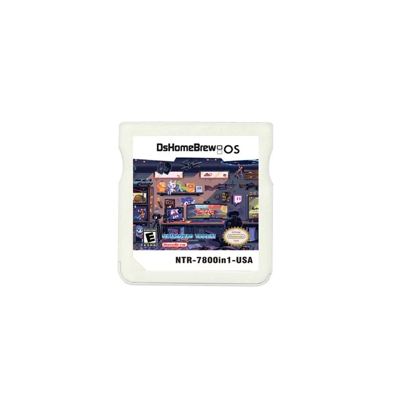 7800 in 1 R4 3DS Flash Card – NDS SDHC Adapter Memory Card for DS Games with RTS Support