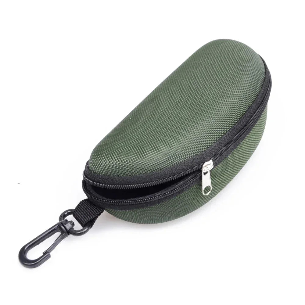 Hard Zipper Sunglasses and Reading Glasses Carry Case: Travel Pack Pouch with 11 Color Options - Convenient Storage Solution