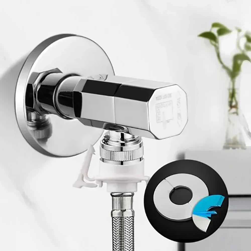 4/1Pcs Stainless Steel Faucet Decorative Cover – Self-Adhesive Shower Pipe Wall Trim for Bathroom & Kitchen Faucet Accessories