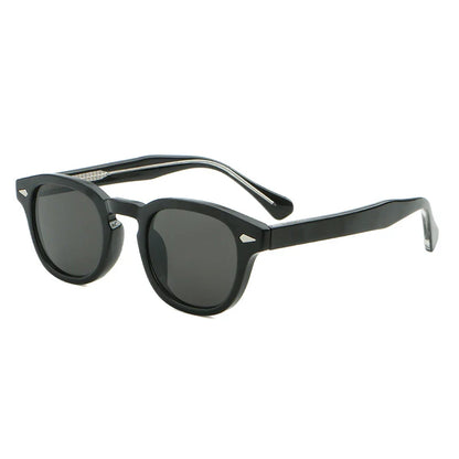 CATERSIDE Retro Round Sunglasses — Luxury Punk Pin Temple Shades for Men & Women, Sports, Leisure & Party UV400 Eyewear