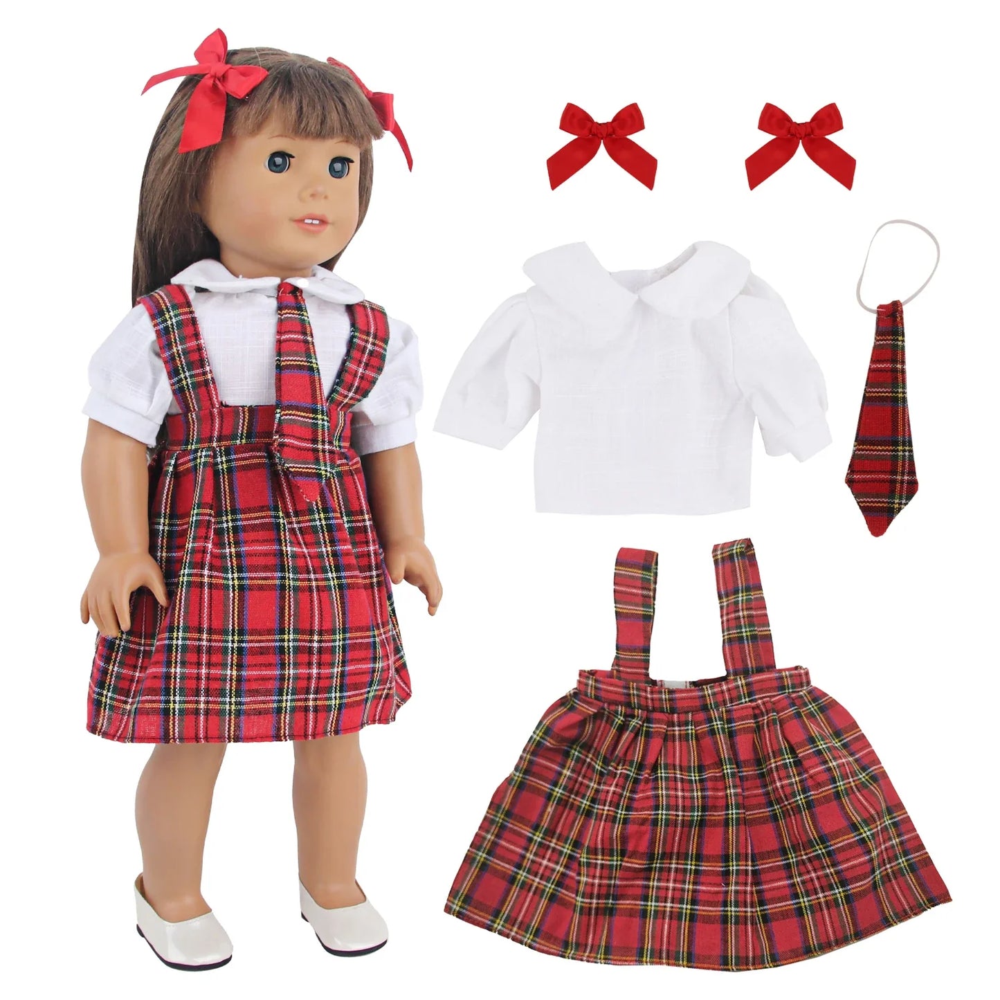 Doll Clothing Set – Firefighter, Student, Graduation, Artist & Athlete Outfits for 18-Inch American & 43cm Baby Newborn OG Girl Dolls