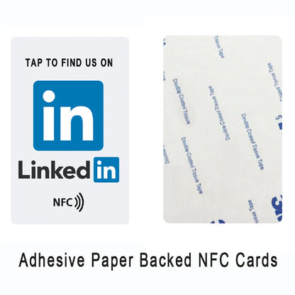 Universal NFC Google Review Cards – Instagram & Facebook Tap-to-URL Social Business Cards for Android & iPhone