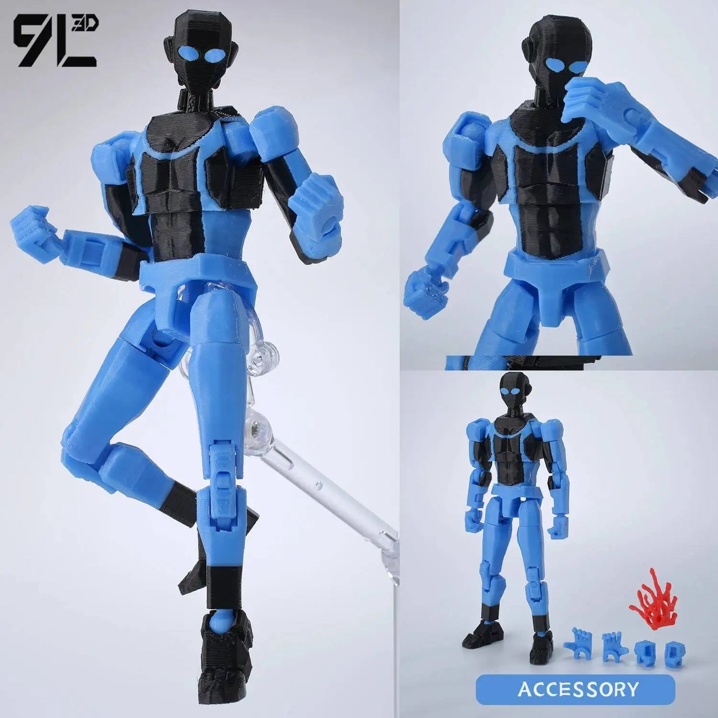 3D Printed Invincible 2.0 Superheroes Action Figures – Multi-Jointed Anime Toy Model Ornaments Gifts