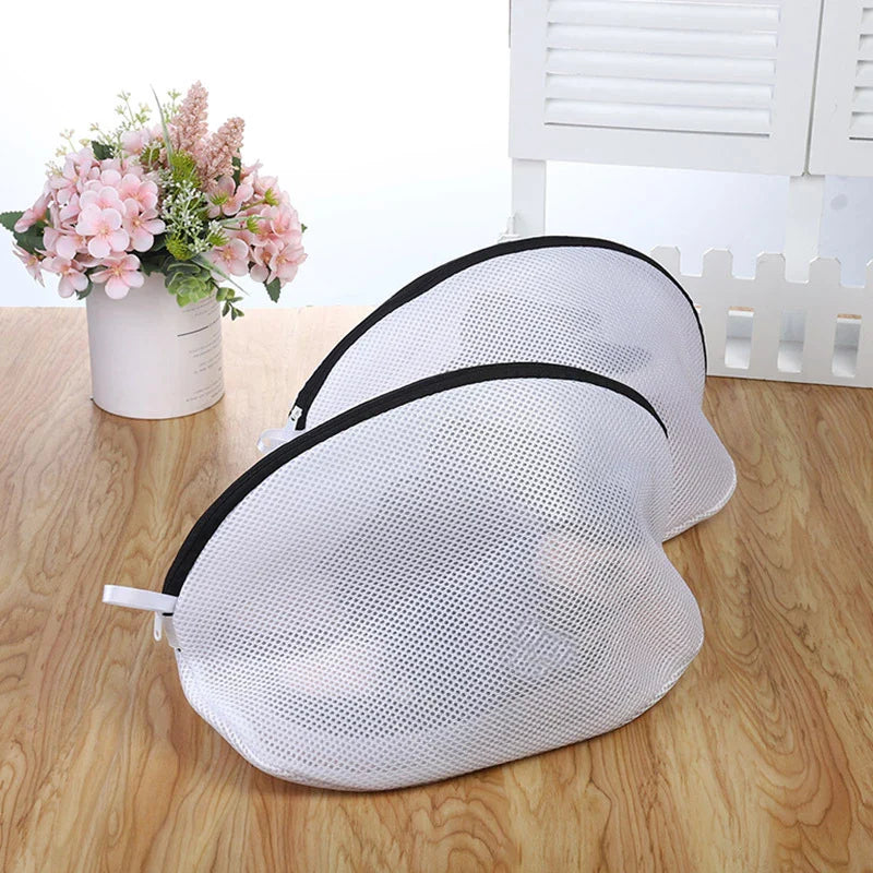 Anti-Deformation Mesh Shoe Laundry Bag – Protective Wash Bag for Sneakers, Travel & Washing Machine Use
