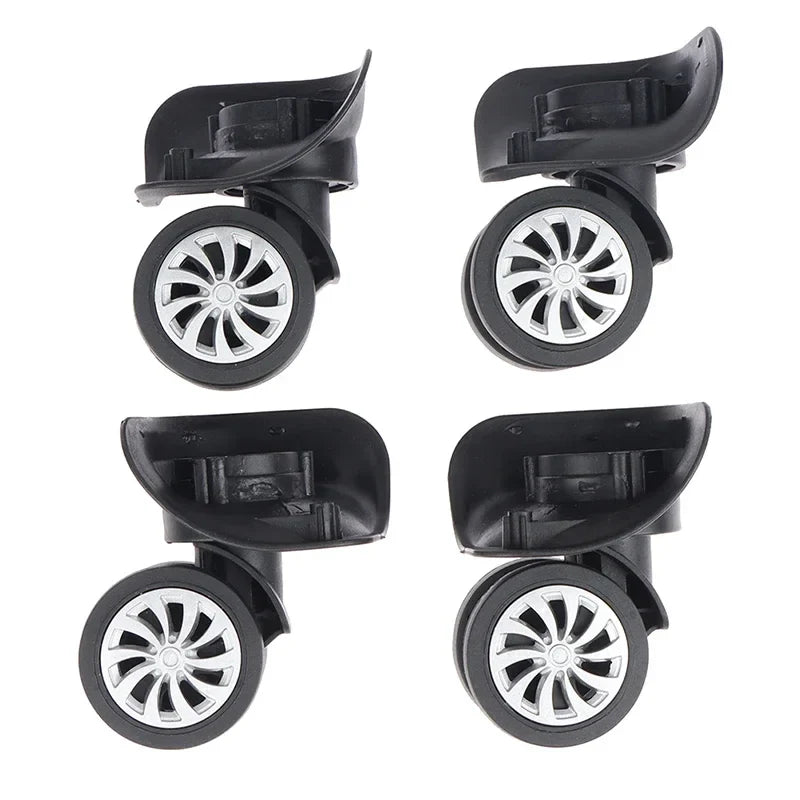 Universal 360° Swivel Suitcase Wheels — Replacement Trolley Luggage Wheels