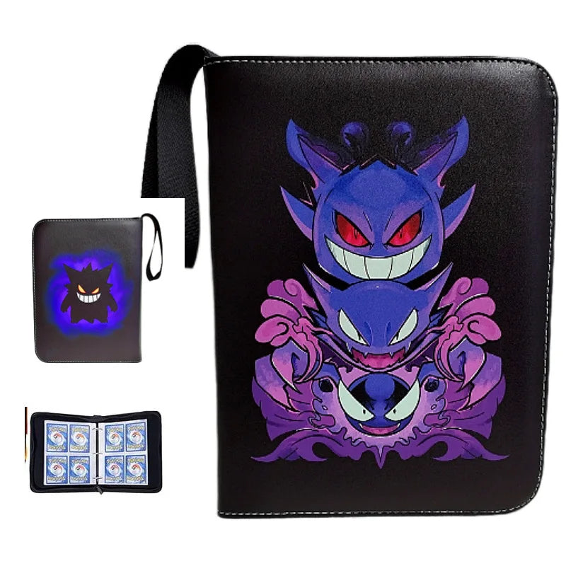 NEW Pokémon Card Album — 400pcs Binder Zipper PU Leather Storage Book for Anime Card Game Collection