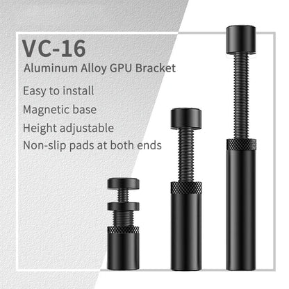 Magnetic GPU Support Bracket – Graphics Card Holder Stand for Desktop Protection & Stability Computer Accessories