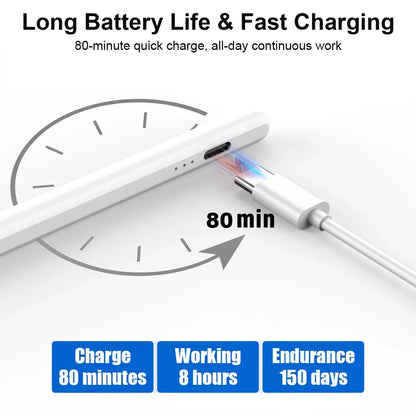 Universal Capacitive Stylus Pen – Touch Screen Pencil for iPhone, iPad, Android Phones & Tablets (Huawei, Xiaomi Compatible)