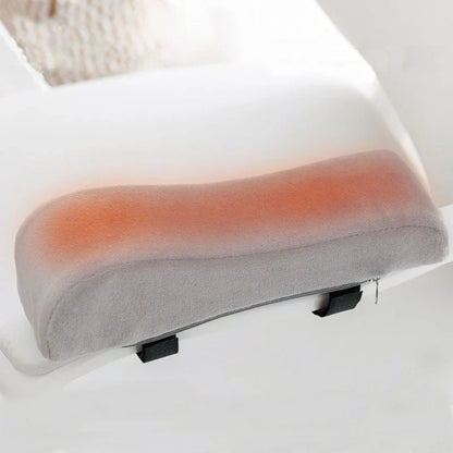 Memory Foam Armrest Pads for Office Chair - 1PC, Dual-Tone Black & Grey, Comfortable Elbow & Forearm Pressure Relief Cushions for Home and Office Use