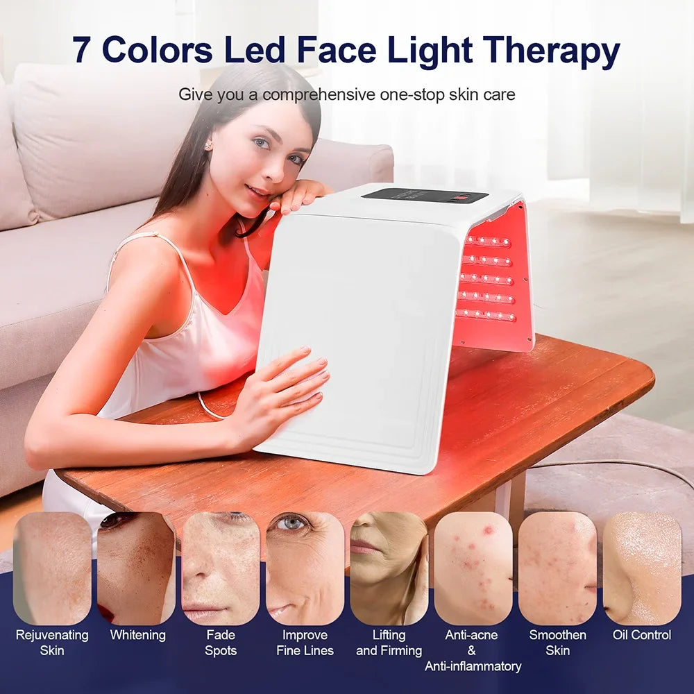 7-Color LED Photon Machine – Skin Moisturizing Nano Spray Face & Body SPA Beauty Mask for Skin Care