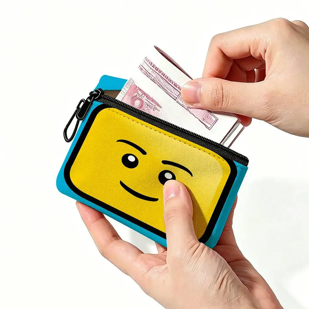 Oxford Fabric Zipper Pouch - Lightweight Hanging Coin Wallet for Cards, Keys, Lipstick & Earbuds