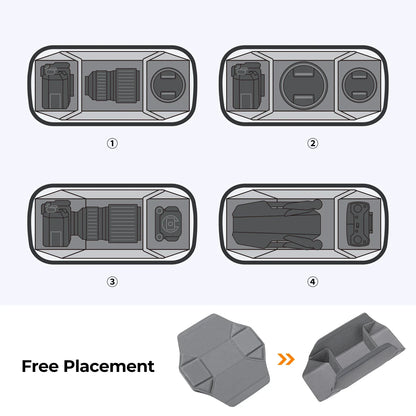 K&F Concept Lightweight Camera Sling Bag - 10L Photography Shoulder Bag for Canon/Nikon/Sony Cameras & DJI Mavic Drone