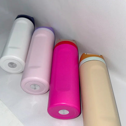 Stainless Steel Fruit Car Cup - Large-Capacity Insulated Portable Sports Water Bottle
