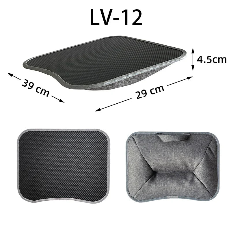 MUMUCC Multifunctional Laptop Desk with Cushion – Foam-Filled Small Pillow Table with Large Hard Mouse Pad