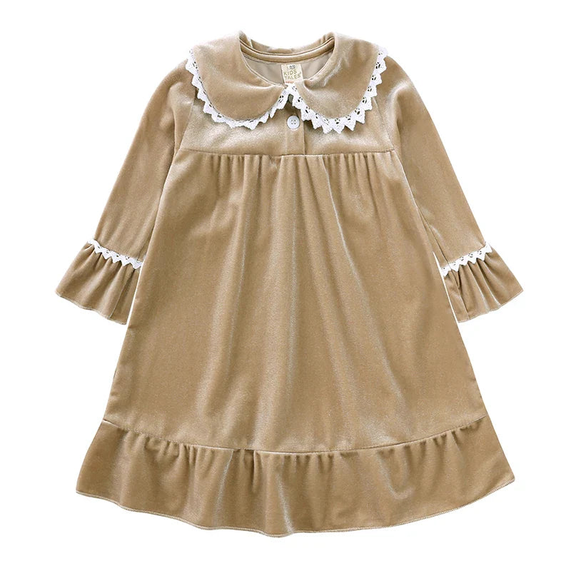 2025 Kids Christmas Pajama Set – Velvet Long Sleeve Sleepwear with Pants