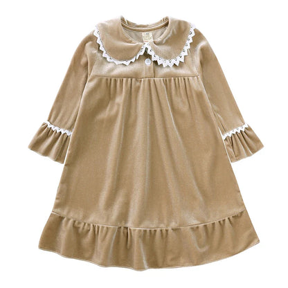 2025 Kids Christmas Pajama Set – Velvet Loungewear Long Sleeve Sleepwear for Boys & Girls