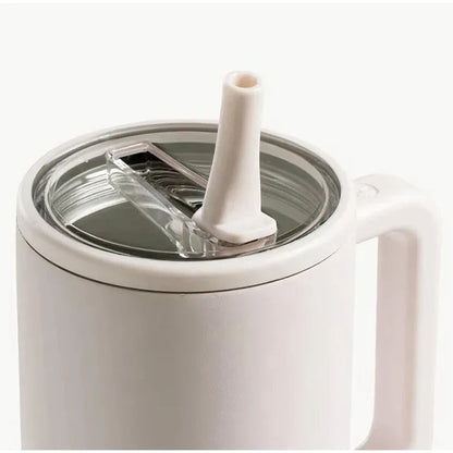 Spill-Proof Cup Cover for Stanley 40oz – Replaceable Environmental Protection Spiral Straw Cover Accessory