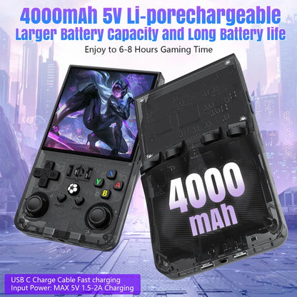 AISLPC R36MAX Retro Handheld Game Console – 4.0" IPS Linux System Portable Player with 128GB Games