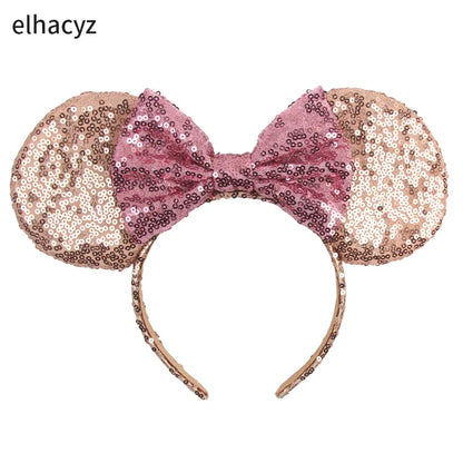 Big Classic Polka Dot Bow Minnie Mouse Ears Headband – Festival & Party Hairband for Women & Girls, Disney Trip Accessories