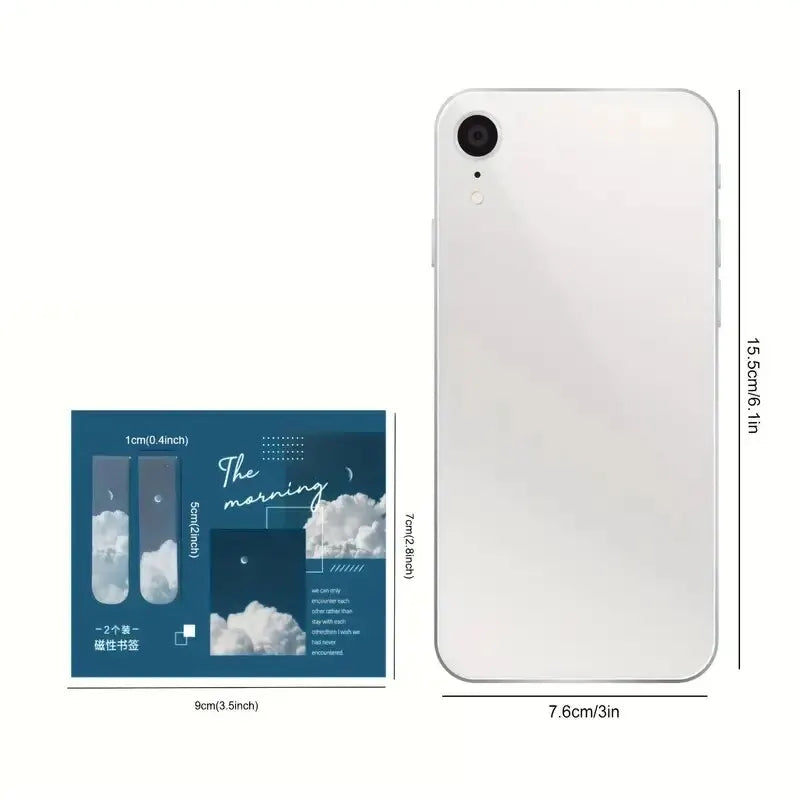 Forest Landscape Magnetic Bookmark – Ideal for Book Readers and Page Marking
