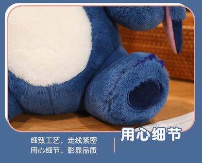 30cm Cute Bear-to-Disney Stitch Plush Toy – Soft Stuffed Cartoon Animal Doll, Perfect Birthday & Christmas Gift