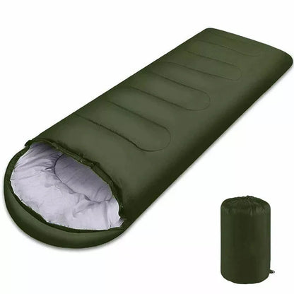 Lightweight 4-Season Camping Sleeping Bag – Warm Envelope & Mummy Style for Backpacking, Outdoor, and Winter Use