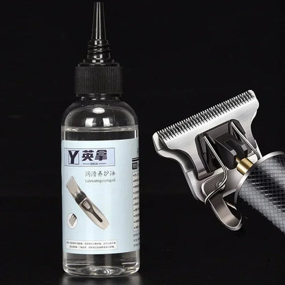 100ml Electric Clipper Maintenance Oil - Lubricant for Hair Trimmer Blades, Prevents Rusting, for Sewing & Hair Salon Clippers