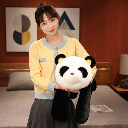 60–120cm Giant Panda Plush Toy — Soft Stuffed Animal Pillow for Kids, Birthday & Christmas Gift