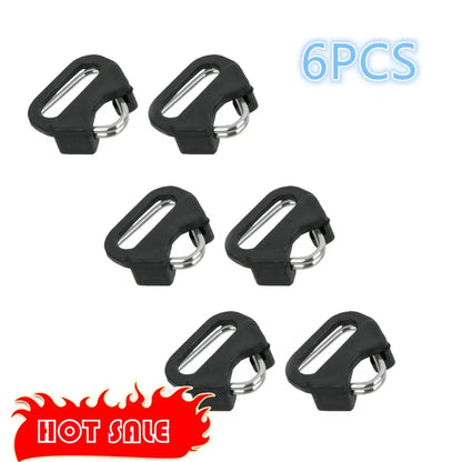 Camera Strap Split Triangle Ring Buckle Set 6Pcs — Belt Hook Replacement for Fujifilm Leica Nikon Olympus Pentax Panasonic