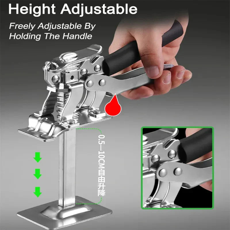 Labor-Saving Lifting Tool | Arm Jack for Door Panels, Drywall, Cabinet Boards, Tile Height Adjuster Elevator Tool