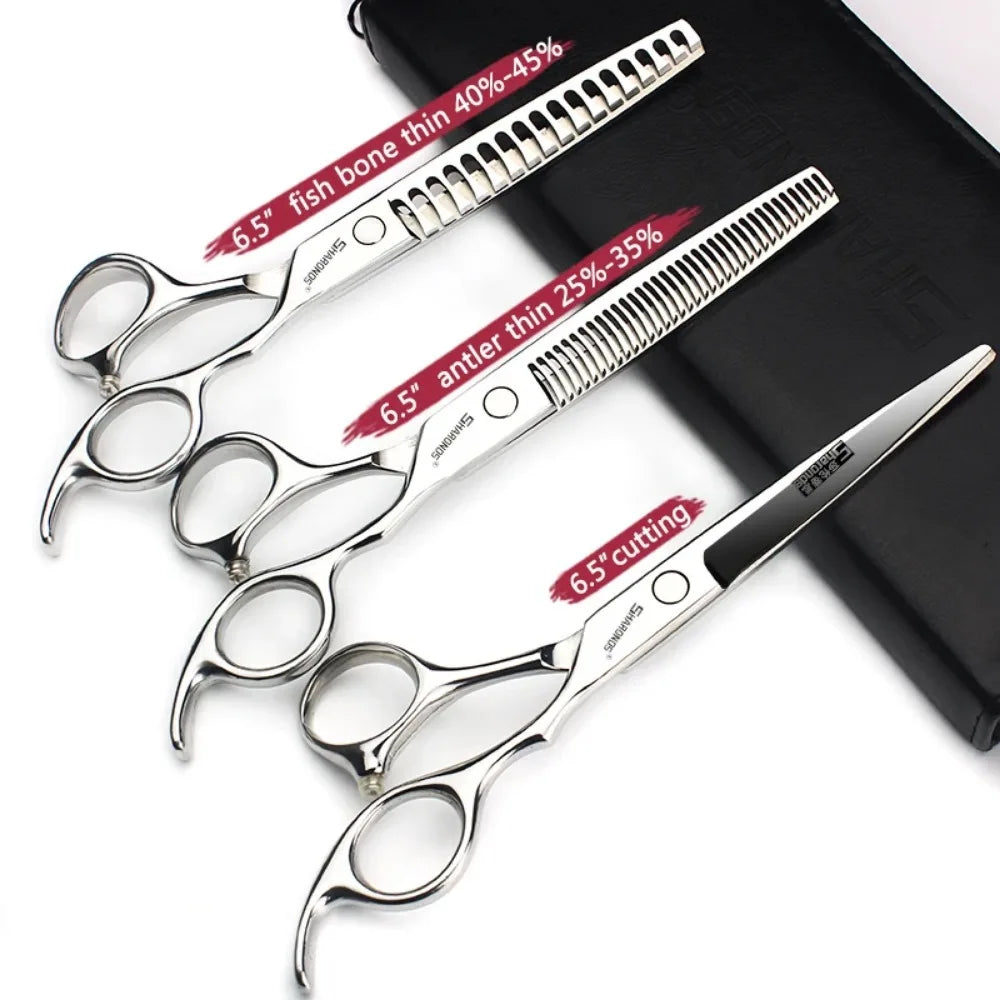 Professional Japanese Hair Cutting & Thinning Scissors – 6''/6.5''/7''/7.5'' Sharp Barber Shears for Salon & Home Use