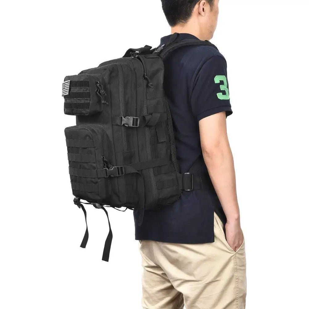 45L Tactical Backpack – Molle Assault Pack for Hiking, Trekking, Camping, Fitness & Daily Use