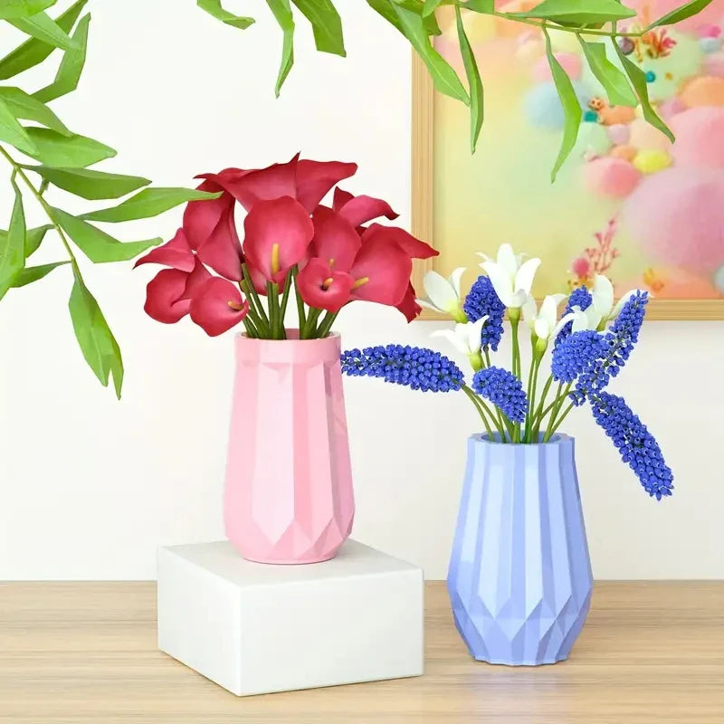 Crafts Planter Vases Silicone Molds - DIY Epoxy Plaster Flower Pot Mould, Resin Silicone Mold