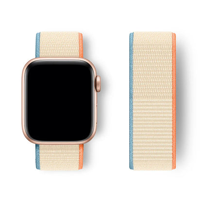 Sport Loop Strap for Apple Watch Band 40mm–49mm – Compatible with Series 3–10, SE & Ultra Adjustable Bracelet