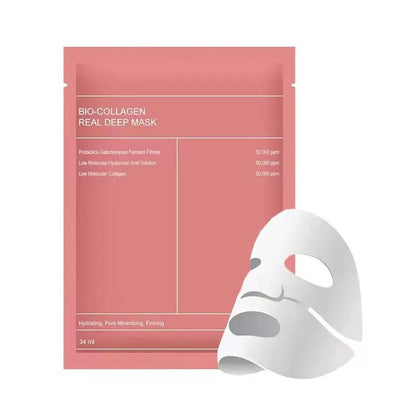Bio Collagen Facial Mask – Deep Hydrating, Pore Shrinking Overnight Moisturizer Brightening Korean Skincare
