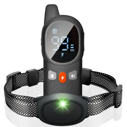 Remote Control Dog Training Collar Anti-Bark Stopper Electric Shock & Vibration Warning Training Device for Dogs No Bark Behavior Control Collar